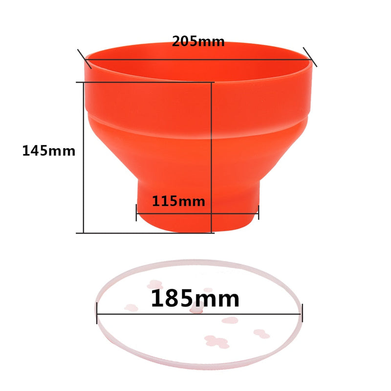 Pipoqueira de Silicone Para Micro-ondas Sem Óleo